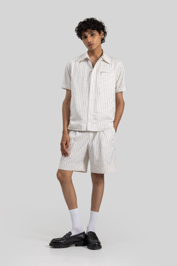 PINSTRIPE SHORTS