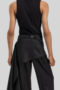 DRAPED SKIRT-PANT