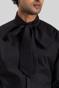 THE NOIR BOW SHIRT