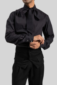 THE NOIR BOW SHIRT