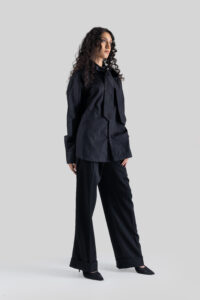 THE NOIR BOW SHIRT