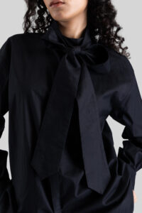 THE NOIR BOW SHIRT