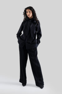 THE NOIR BOW SHIRT