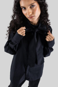 THE NOIR BOW SHIRT